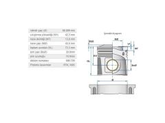 PİSTON 88,00MM M.BENZ 611 612 613 98-09