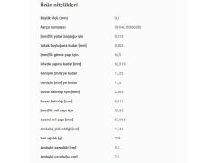 ANA YATAK 0,50 M.BENZ 611 646 97-18