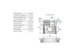 PİSTON 77,00MM MINI N12 16 06-16