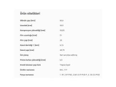 PİSTON 83,50MM M.BENZ 117 156 176 242 246 11-20