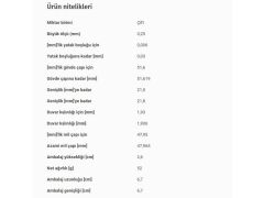 KOL YATAK 0,25 M.BENZ 611 612 646 647 97-16