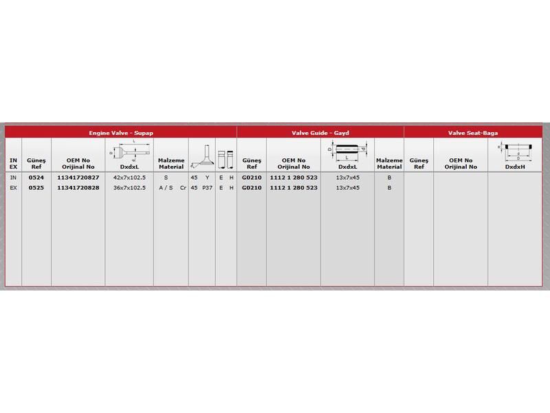 SUPAP IN.6 EX.6 BMW E30 34 83-93