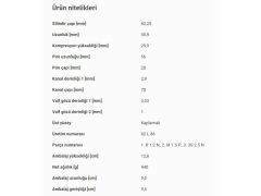 PİSTON 82,25MM M.BENZ 171 203 204 209 211 212 906 02-19