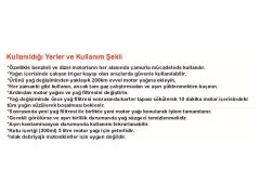 YAĞ ÇAMURU TEMZ. 300ml OİL SLUDGE FLUSH