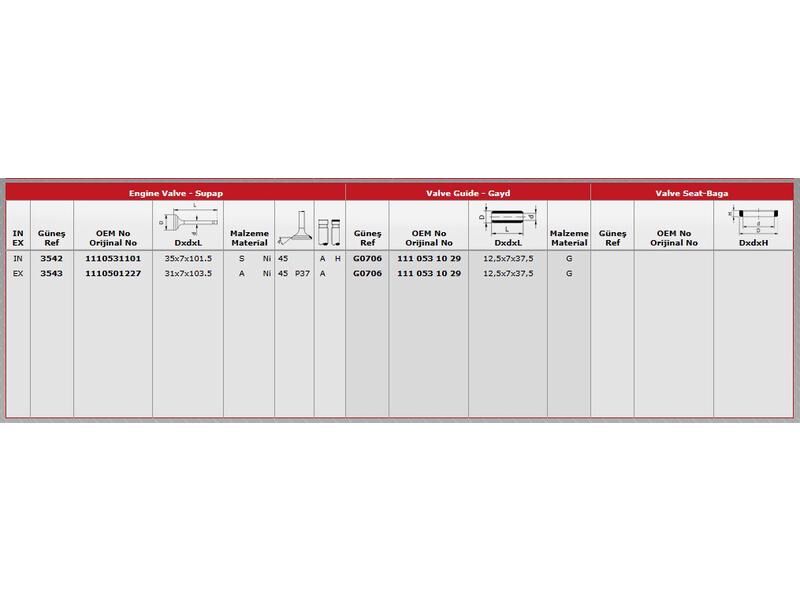 SUPAP IN.8 EX.8 M.BENZ 124 140 202 203 208 214 901 904 632 92-02