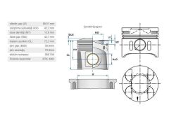 PİSTON 88,51MM M.BENZ OM611 612 00-