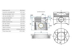 PİSTON 88.01MM  M.BENZ 203 209 211 220 636 903 906 03-