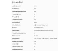 PİSTON 81,51MM VAG CRAFTER T6 15-