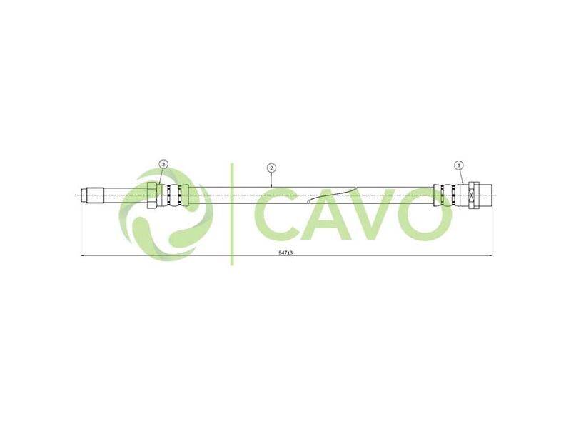 FREN HORTUMU ÖN M.BENZ OM 611 313 413 CDI