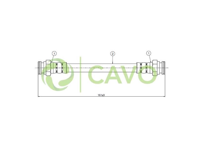 FREN HORTUMU ARKA VAG GO3 91-97