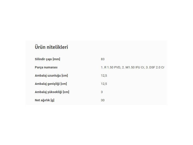 SEGMAN SETİ 83,00MM  VAG A8 Q5 TOUAREG 12-19