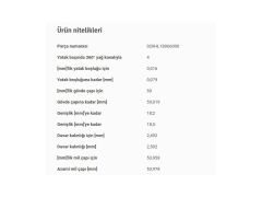 ANA YATAK STD VAG 80 90 100 A4 A6 CAD1-2 GO1-2-3 JET1-2 LT28 LT40 PAS PO3 T3 T4