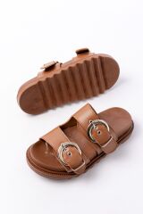 DM-6010 Taba Toka Aksesuarlı Günlük Kadın Terlik