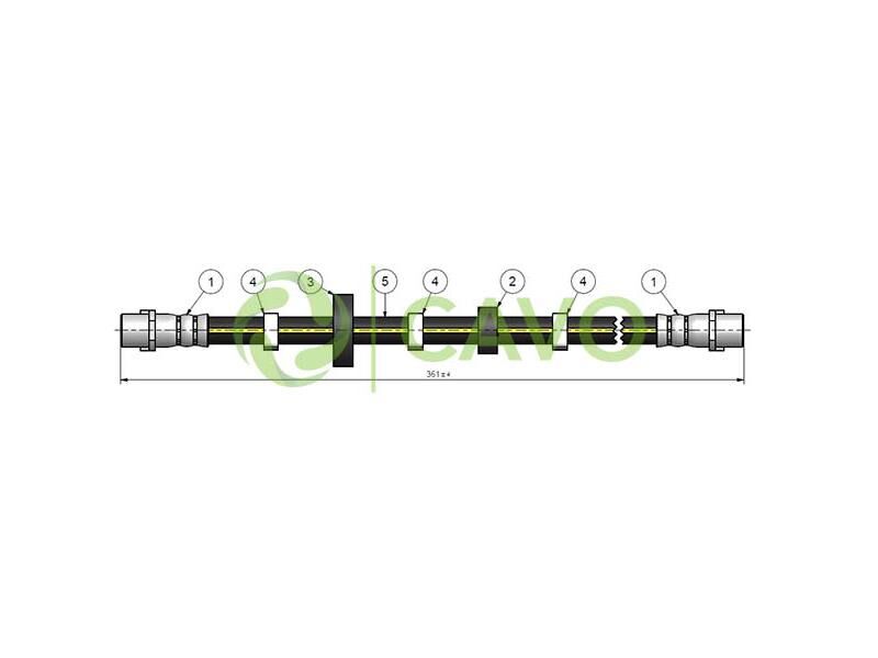 FREN HORTUMU ÖN VAG T4 1.9 2.5 TDI