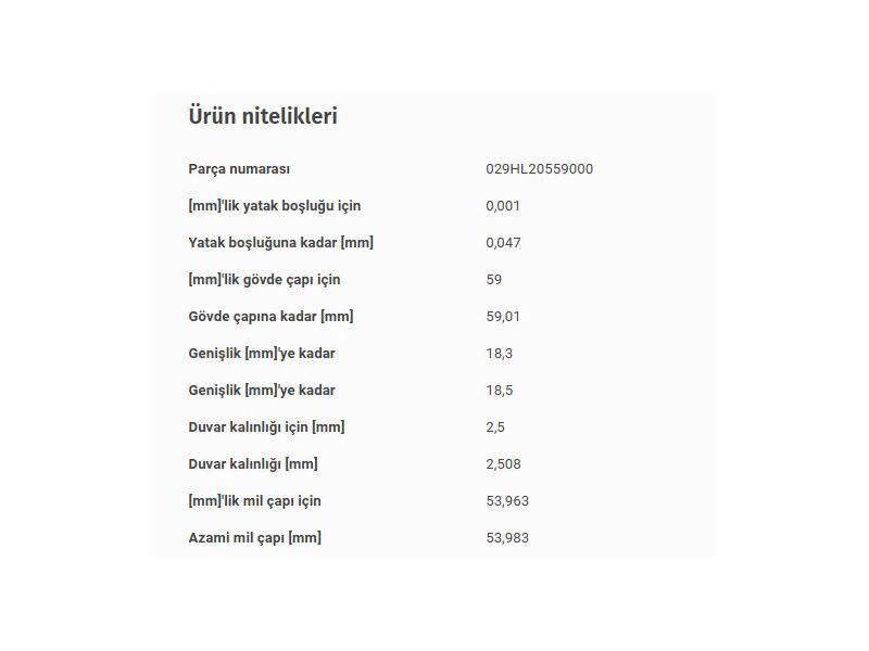 ANA YATAK STD VAG A3 A4 A6 BO1 CAD3 GO3-4-5-6 JET3-4 PAS PO3 T5 91-