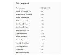 ANA YATAK STD VAG A3 A4 BO1 CAD3 GO4-5-6 JET3 PAS 00-