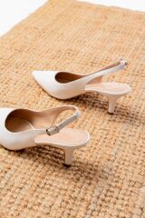 ST-1152 Beyaz Günlük 7 cm Topuklu Kadın Ayakkabı