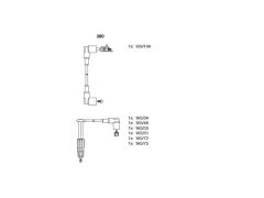 BUJİ KABLO SETİ M.BENZ 129 89-93
