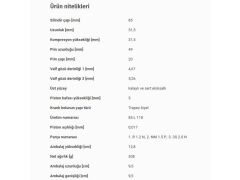 PİSTON 85,00MM BMW N52 04-14