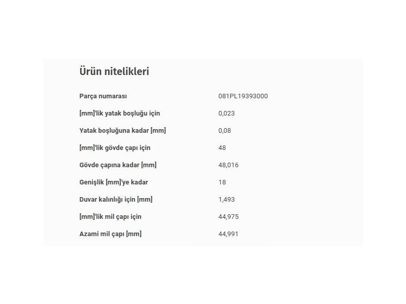 KOL YATAK STD BMW M20 50 52 54 78-10