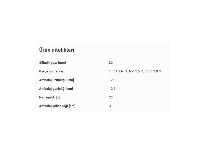 SEGMAN SETİ 82,00MM BMW N43 52 53 04-12