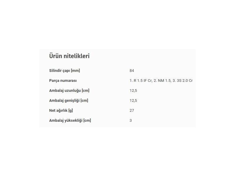 SEGMAN SETİ 84,00MM BMW E30 34 36 46 87-06