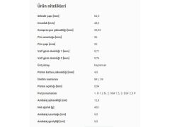 PİSTON 84,50MM BMW M54 00-09