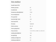 PİSTON 84,00MM BMW E34 36 93-00