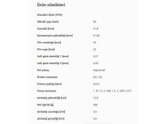 PİSTON 84,00MM BMW E36 38 39 95-02