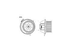 KALORİFER MOTORU BMW E81 82 84 87 88 89 90 91 92 93 F25 26 04-13