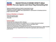 ENJ-BUJİ SÖKME SPREYİ 400ML PRO-LİNE INJECTOR AND GLOW PLUG DİSMANTLİNG AİD
