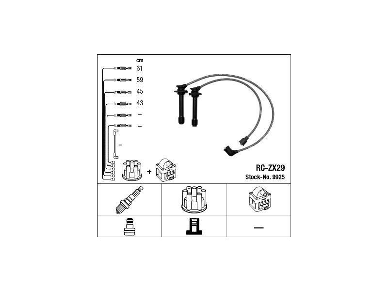 ATEŞLEME KABLOSU MAZDA 626 MX6 91-98