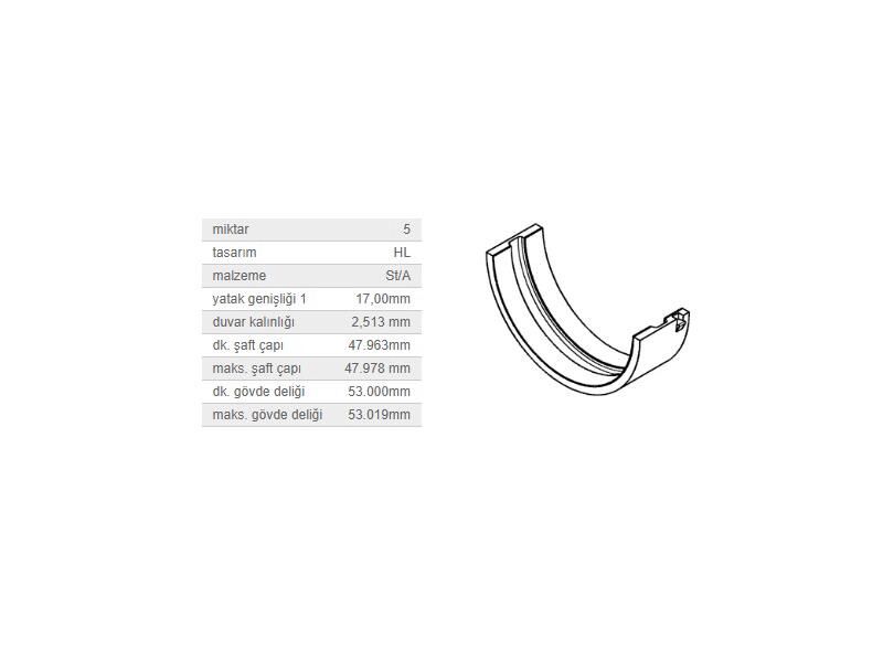 ANA YATAK STD TK. VAG A1 A3 A4 A5 CAD4 GO6-7-8 PAS PO5 TIGUAN 13-