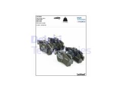 FREN BALATASI ARKA OPEL VECTRA C 02-10