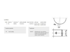 KOL YATAK 0,25 TK. OPEL AST.F-G KAD.E OMEG.A-B VEC.A-B 79-