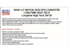 5W30 1LT MOTOR YAĞ LONGTIME HIGH TECH