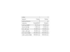 KOL YATAK STD TK. LKW M.BENZ ACTROS ANTOS AROCS TRAVEGO