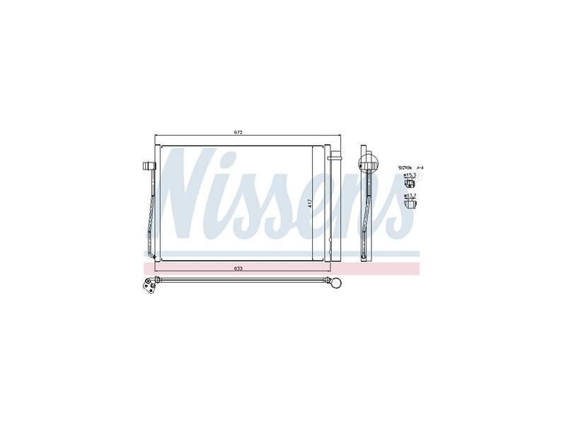 KLİMA RADYATÖRÜ BMW N43 46 52 53 62 73 01-