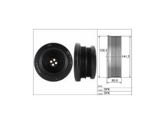 KRANK KASNAĞI  BMW E39 46 53 98-