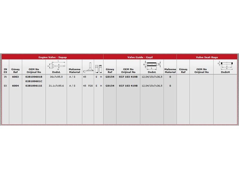SUPAP IN.4 EX.4 VAG 80 CAD2 GO3 PAS POLO 89-05