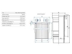 SİLİNDİR GÖMLEĞİ TAKIMI SCANİA 127.00MM G.LASTİKLİ DSC12