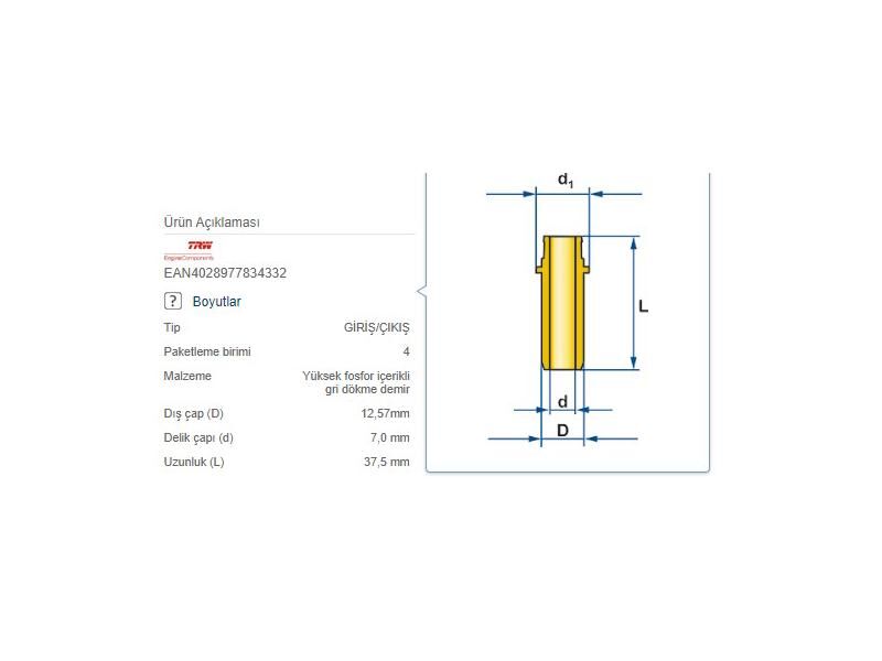 SUPAP GAYDI EMME 4AD M.BENZ 611 612 646 647 97-16