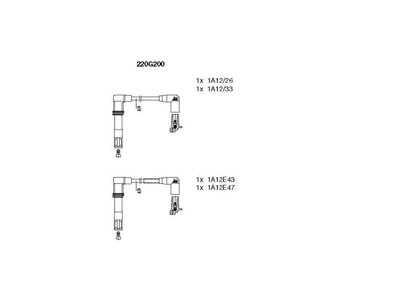 BUJİ KABLO SETİ VAG LUPO1 POLO IBIZA 98-09