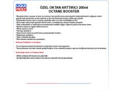 ÖZEL OKTAN ARTTIRICI 200ml OCTANE BOOSTER