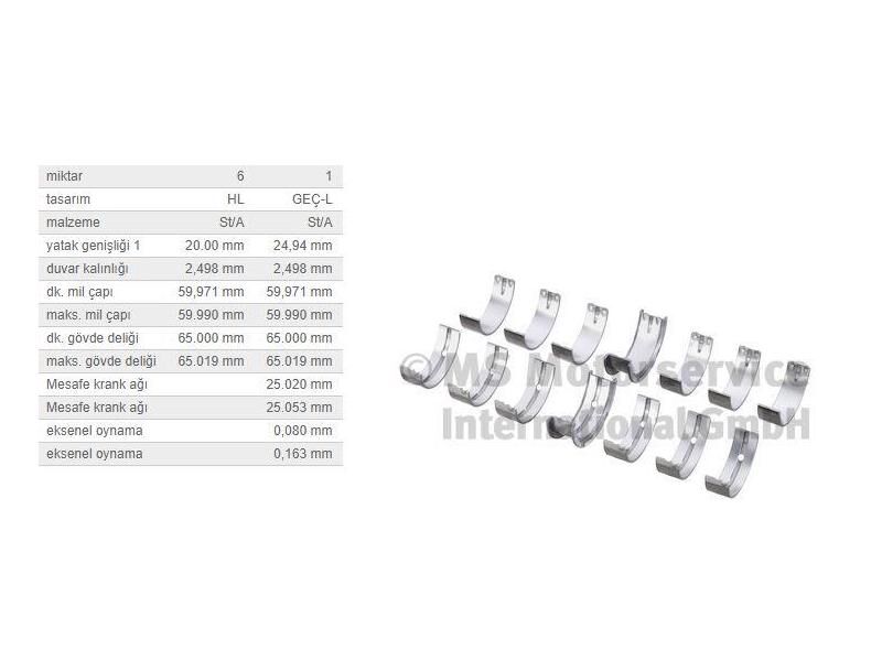 ANA YATAK STD TK. BMW M20 21 50 51 52 54 57 76-10