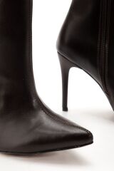 S-2007 Kahve Fermuarlı Günlük Bayan Çizme