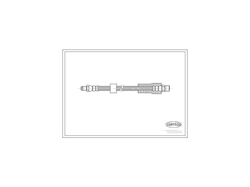 FREN HORTUMU ARKA BMW E38 39 94-