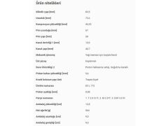 PİSTON 83,50MM CHEVROLET CAP CRUZ LAC 07-12