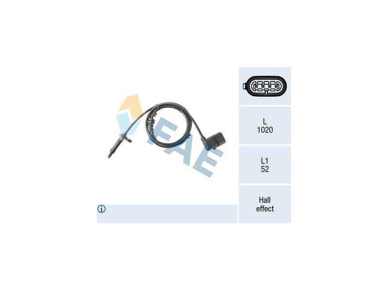 ABS SENSÖRÜ ÖN SAĞ M.BENZ 205 14-