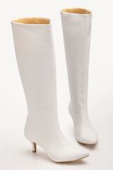 SYT-2025 Beyaz Cilt Günlük Kadın Çizme